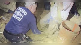 Firefighters Rescue Man Trapped in Thick Mud in Caddo Parish, USA