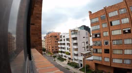 Time lapse of a day in the city of Bogota Colombia