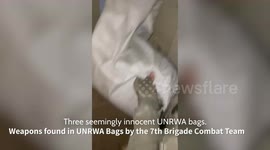 IDF Uncovers Weapons in UNRWA Bags During Intense Operations in Khan Yunis