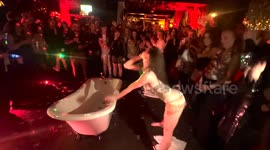 Bar hosts 'Saltburn night' - complete with THAT bathtub