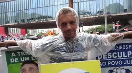 People Denounce Lula's Statement Regarding Israel in Sao Paulo, Brazil