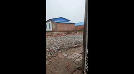 Sudden Hailstorm and Strong Winds Strike Northern China