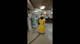 Creepy robot nurse hovers through hospital in Thailand