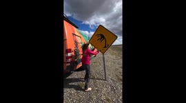 Battling the elements: windy encounter in Rio Gallegos, Argentina