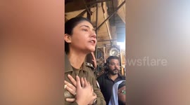 Islamic mob threatens to BEHEAD woman after mistaking dress markings for blasphemous messages