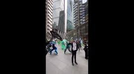 Dancing for change: Mothers Rise Up calls on Lloyd's of London to stop insuring fossil fuels