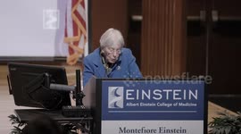 Moment Bronx medical students find out school will be tuition-free