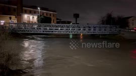 Severe flooding hits Province of Reggio Emilia, Italy