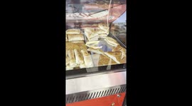 Typical Oriental street food sold on the streets of the city center of Amman, capital city of Jordan.