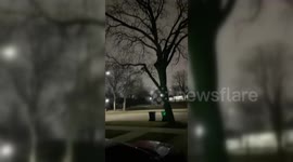 Lightning Storm Strucks Illinois, USA