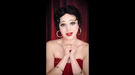 Makeup artist's stunning transformation into iconic Betty Boop