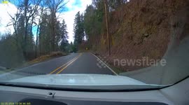 Car Flies Off Road, Plunges 200 Feet in Crash in Damascus, USA