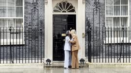 UK and Ukraine's First Ladies meet at 10 Downing Street in London