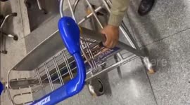 The customs team at New Delhi Airport recovered gold biscuits from the wheel in India