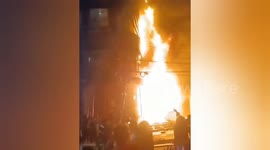 Bangladesh: 45 people killed in a fire at a six-story commercial complex in Dhaka