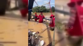 Severe flooding in the capital of Brazil