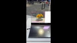 A glimpse of futuristic technology with Lenovo transparent laptop