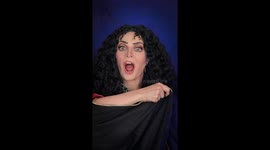 Mother Gothel from Disney Tangled makeup transformation reel with fun transitions