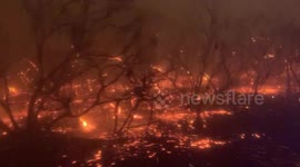 Escaping Flinders Chase Fire Storm