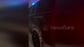 I-80 Shut Down Due to Winter Storms in Colfax, CA, USA