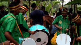 Indian People, Indonesian Citizens, Celebrate the Annual Adhitiruvilla Festival