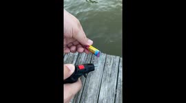 Firecracker in Water