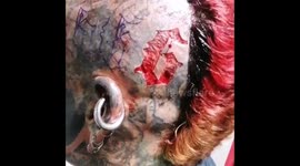 'People call me a real life DEMON – I have the devil's number carved into my skull and pierce hooks through my skin' (part 1)