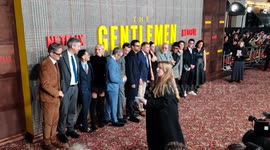 The whole casts attend The Gentlemen - UK Series Global Premiere by Netflix, London, UK