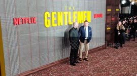 Jason Statham and Guy Ritchie attend The Gentlemen - UK Series Global Premiere by Netflix, London, UK