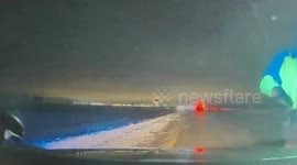 Trooper Narrowly Escapes Collision with Swerving Semi-Driver on Idaho Highway