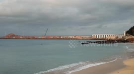 File Footage o of an African island Republic of Annobon