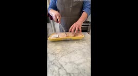 Dad Breaks Knife On Frozen Chicken