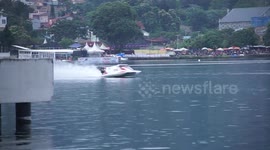 F1H2O world championship on Lake Toba