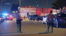 Victim Shot in the Head and Crashes into Pole in East Los Angeles, USA