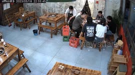 Unintended Comedy: Chinese Boss's Wine Spill Slip