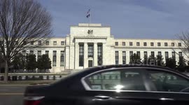 US Federal Reserve says it is likely to cut interest rates this year in Washington DC, USA