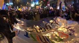 8 March International Women's Day Protest in Istanbul, Turkey