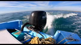 Drone shots surfing Mexico Punta Mita and bikini girl surfing