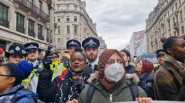 Congo protesters march and block Oxford Street for women and children killed in conflict