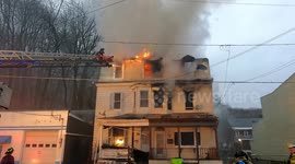 2nd Alarm Duplex Fire Girardville, Schuylkill County, Pennsylvania