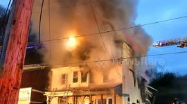 2nd Alarm Duplex Fire Girardville, Schuylkill County, Pennsylvania