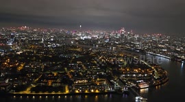Looking down on London  for the 66th floor of a highrise tower block. What a fantastic view!!