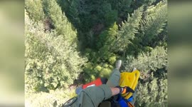 Sonoma County Agencies Join Forces in the Cliffside Rescue Mission in Fort Ross, CA, USA