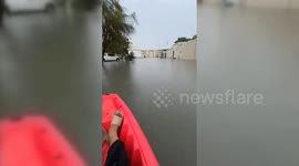 Heavy Rains Drench in Sharjah, UAE