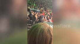 Moment security forcefully removes PETA protesters from Crufts International dog show