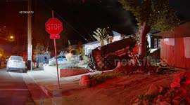 Rollover Crash Onto Vehicle in Mount Washington, LA, USA