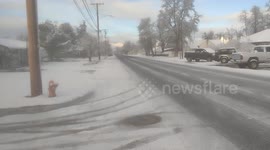 After the snow storm in siskiyou county California lots of snow