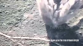 The IDF says it spotted and struck a group of operatives launching a mortar from central Gaza at Israeli border