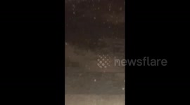 US: Large Hail Falls During Tornado-Producing Storms In Kansas