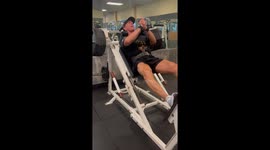 57 year old shows after back neck and knee surgeries he still can lift 405lbs 15 times